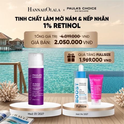  TINH CHẤT LÀM MỜ NÁM VÀ NẾP NHĂN CLINICAL 1% RETINOL TREATMENT - DEAL 13 