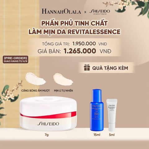  PHẤN PHỦ KHOÁ NỀN DƯỠNG DA VỚI KẾT CẤU SIÊU MỊN SHISEIDO REVITALESSENCE LOOSE SETTING POWDER - DEAL 13 - A1145 