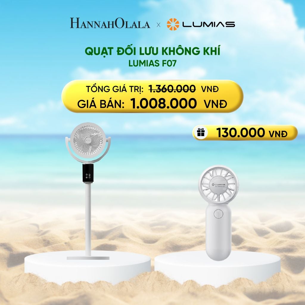  DEAL 14: QUẠT ĐỐI LƯU KHÔNG KHÍ LUMIAS F07 