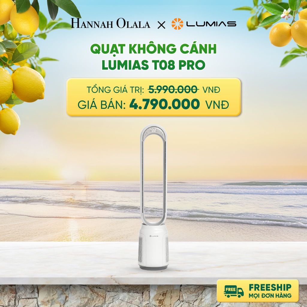  QUẠT KHÔNG CÁNH LUMIAS T08 PLUS DEAL 14: 