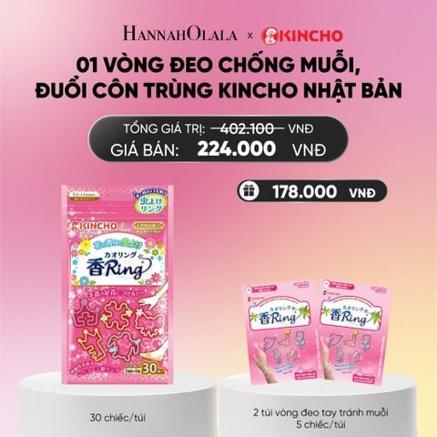  VÒNG ĐEO CHỐNG MUỖI, ĐUỔI CÔN TRÙNG KINCHO NHẬT BẢN_A1331 