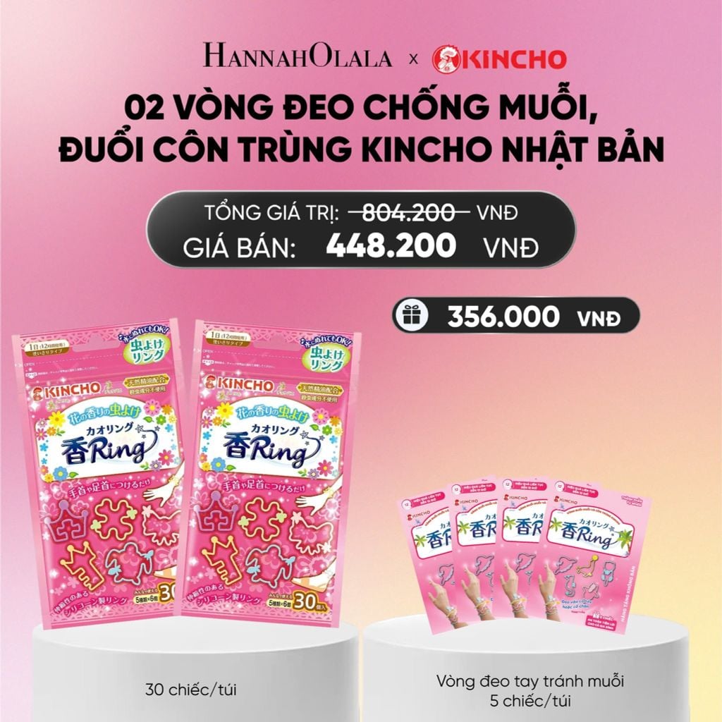  VÒNG ĐEO CHỐNG MUỖI, ĐUỔI CÔN TRÙNG KINCHO NHẬT BẢN_A1331 