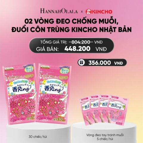  VÒNG ĐEO CHỐNG MUỖI, ĐUỔI CÔN TRÙNG KINCHO NHẬT BẢN_A1331 