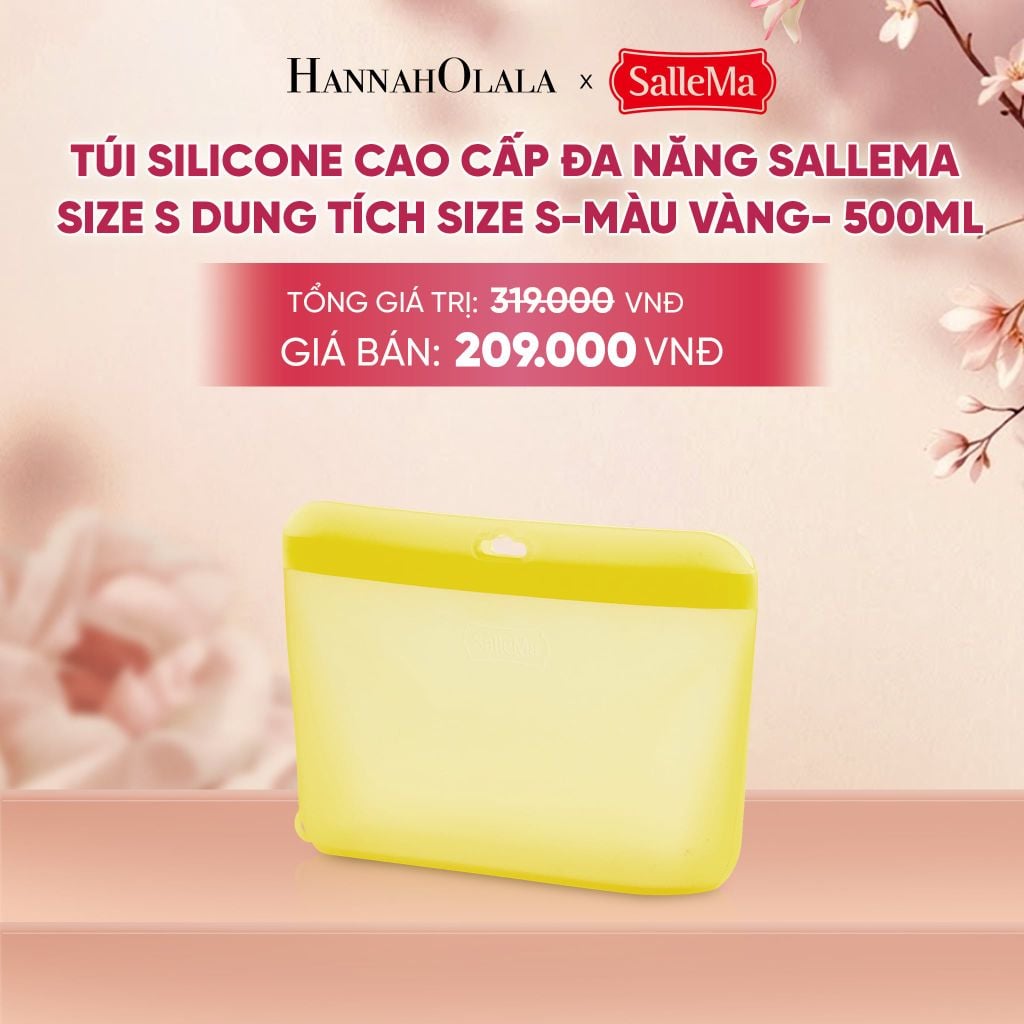  TÚI SILICONE CAO CẤP SALLEMA - DEAL 15 - A988 