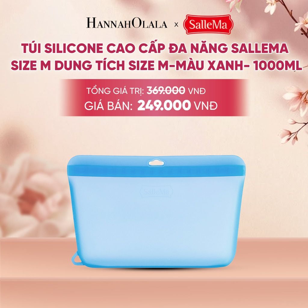  TÚI SILICONE CAO CẤP SALLEMA - DEAL 15 - A988 