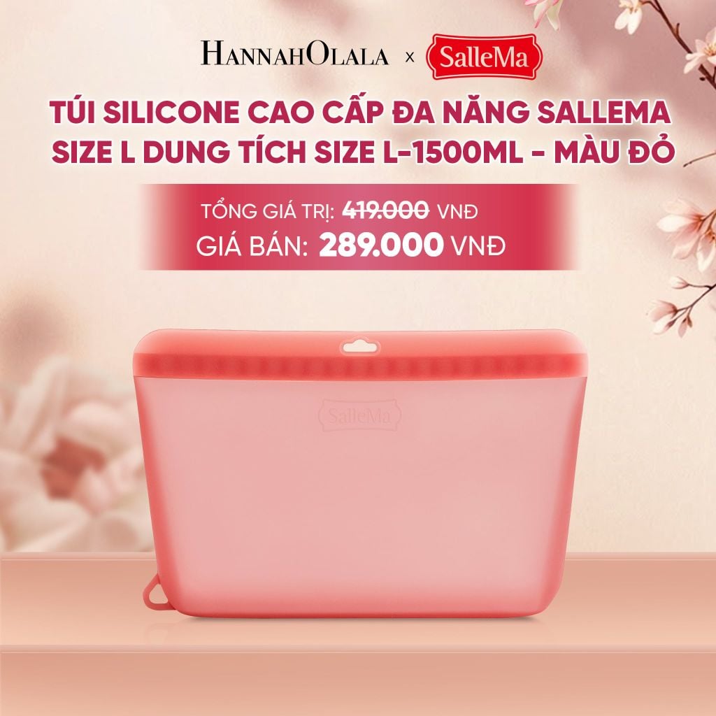  TÚI SILICONE CAO CẤP SALLEMA - DEAL 15 - A988 