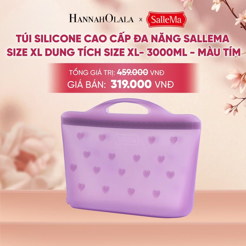  TÚI SILICONE CAO CẤP SALLEMA - DEAL 15 - A988 