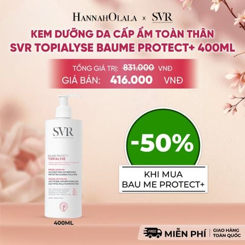  KEM DƯỠNG DA CẤP ẨM TOÀN THÂN SVR TOPIALYSE BAUME PROTECT+ 400ML - DEAL 12 - A494 