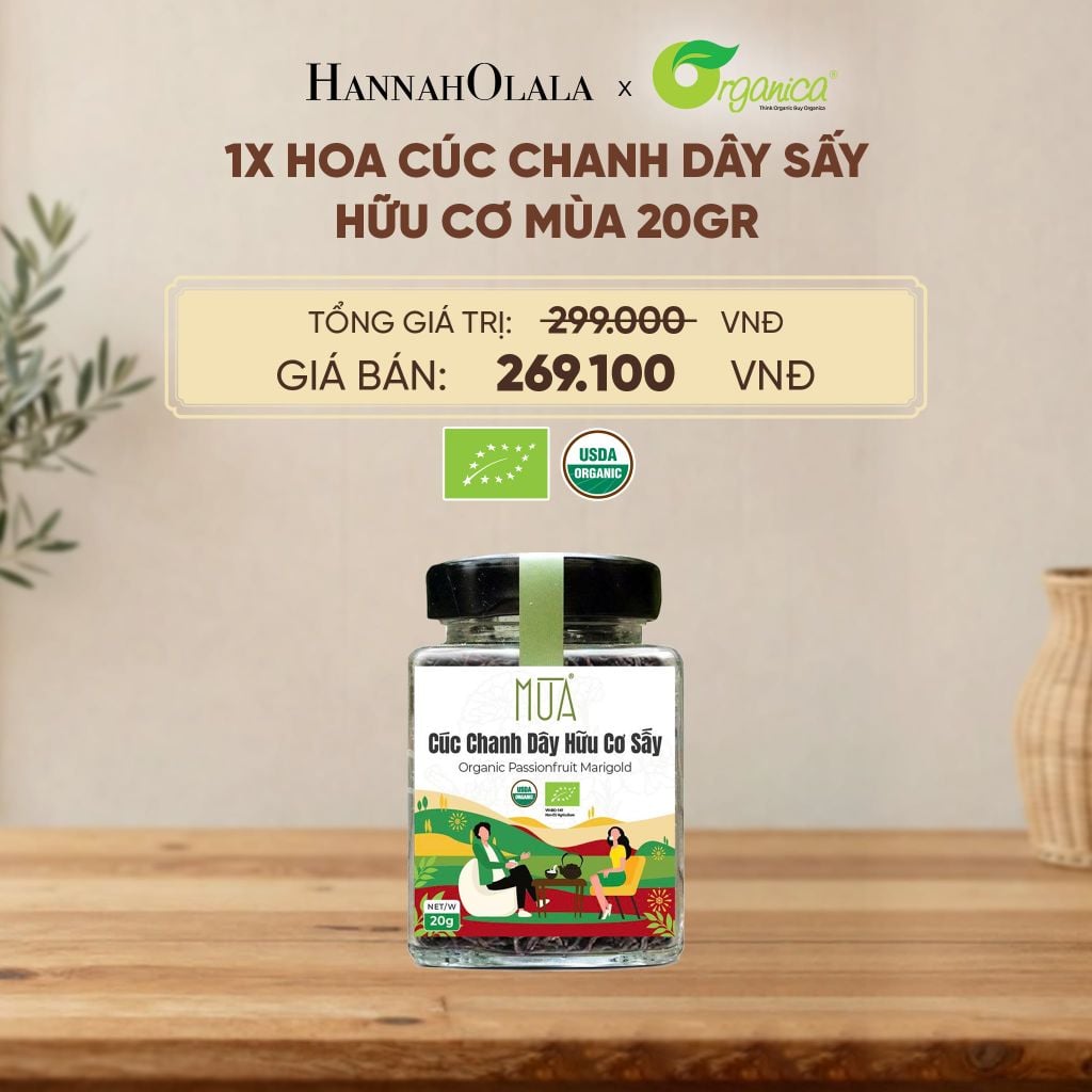  HOA CÚC CHANH DÂY SẤY HỮU CƠ MÙA 20 GR - D272 