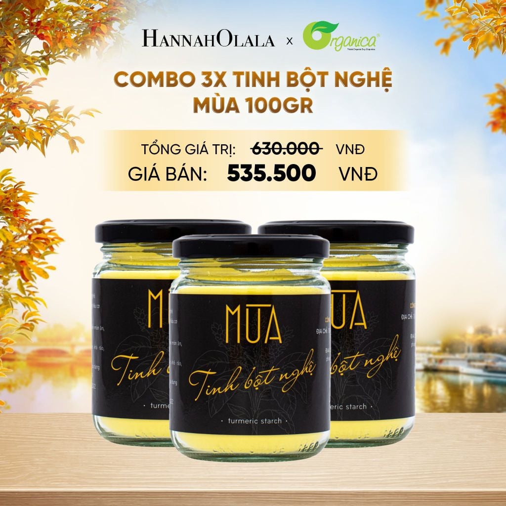  TINH BỘT NGHỆ MÙA 100GR - E574 