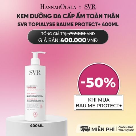  [FLASHSALE] KEM DƯỠNG DA CẤP ẨM TOÀN THÂN SVR TOPIALYSE BAUME PROTECT+ 400ML - DEAL 14_A421 