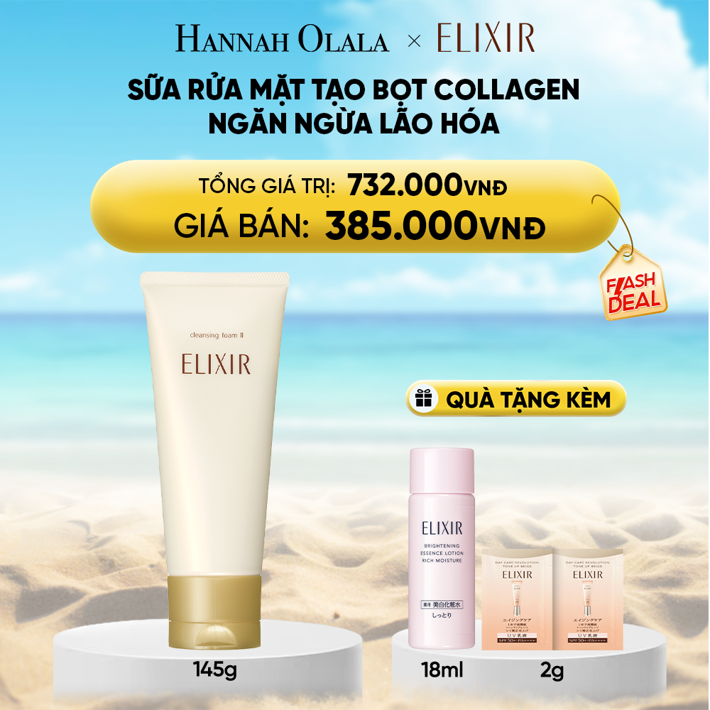 A1241_deal 26: sữa rửa mặt tạo bọt elixir superieur cleansing foam ii n 145g
