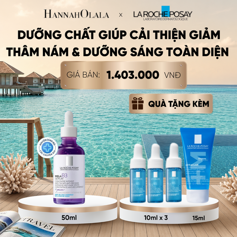  DƯỠNG CHẤT GIÚP CẢI THIỆN GIẢM THÂM NÁM & DƯỠNG SÁNG TOÀN DIỆN MELA B3 SERUM 50ML DEAL 14_ D1236 