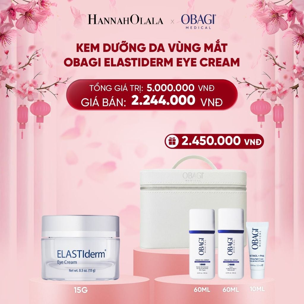  DEAL 14: KEM DƯỠNG DA VÙNG MẮT OBAGI ELASTIDERM EYE CREAM 15G 