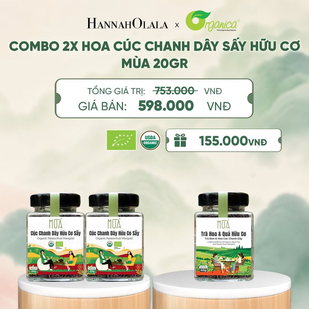  HOA CÚC CHANH DÂY SẤY HỮU CƠ MÙA 20 GR - A1905 