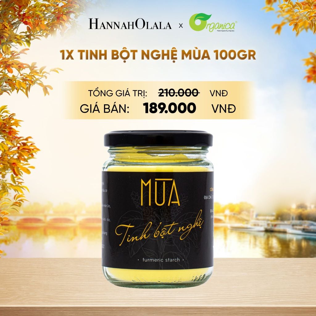  TINH BỘT NGHỆ MÙA 100GR - E574 