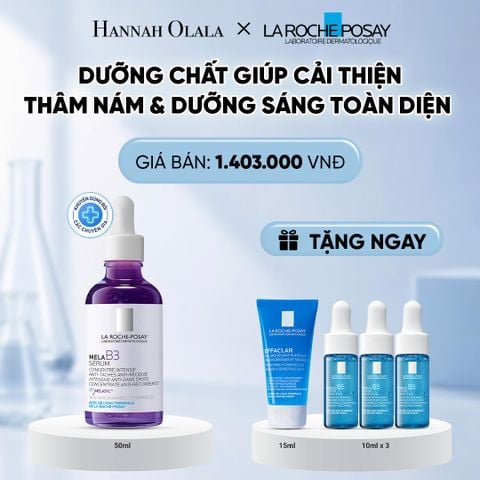  DƯỠNG CHẤT GIÚP CẢI THIỆN GIẢM THÂM NÁM & DƯỠNG SÁNG TOÀN DIỆN MELA B3 SERUM 50ML DEAL 14 