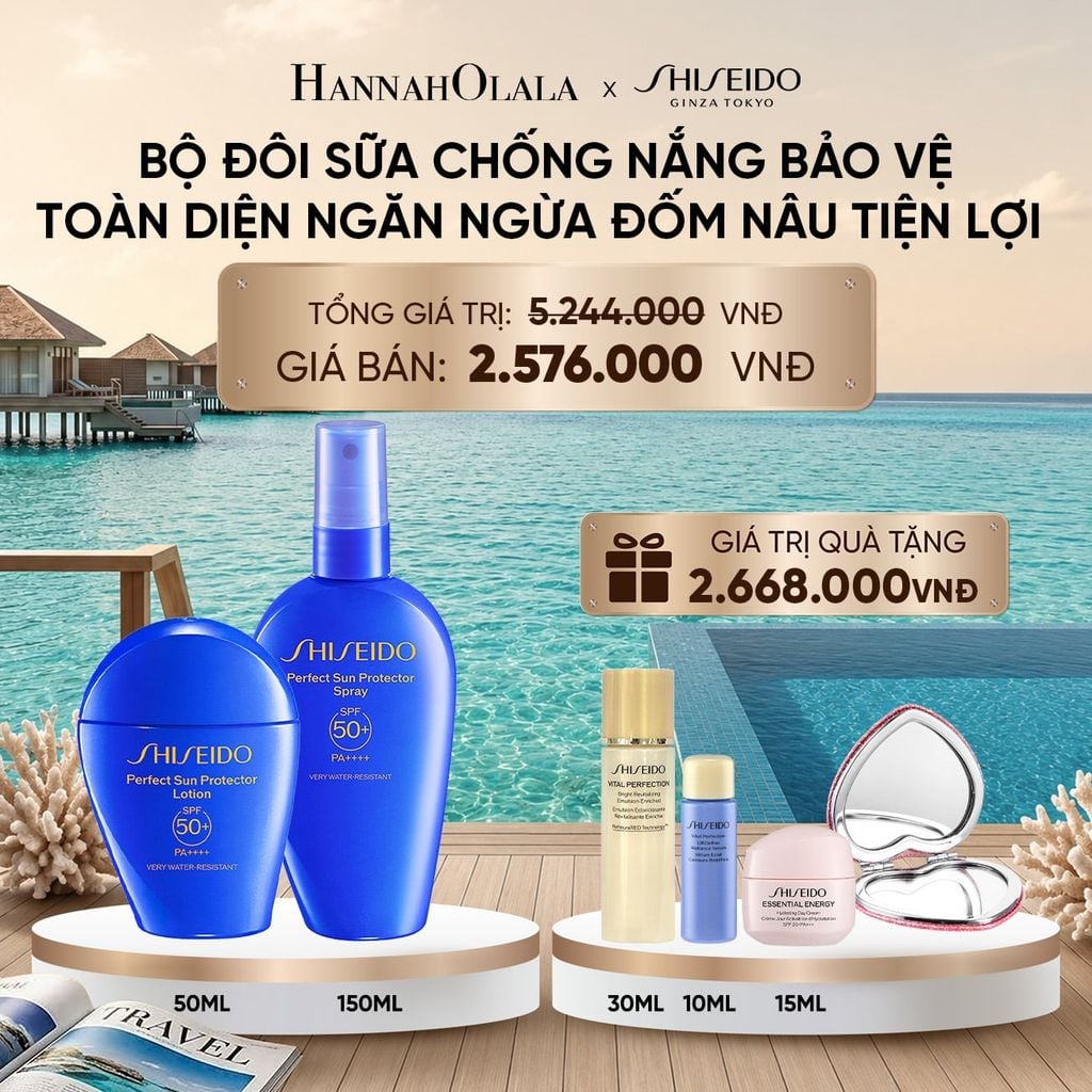  COMBO X2 CHỐNG NẮNG TOÀN DIỆN NGĂN NGỪA LÃO HÓA LÀM MỜ ĐỐM NÂU NHỜ CÔNG NGHỆ PROFENCEL-XỊT CHỐNG NẮNG TRONG SUỐT SPF50+ - DEAL 14 