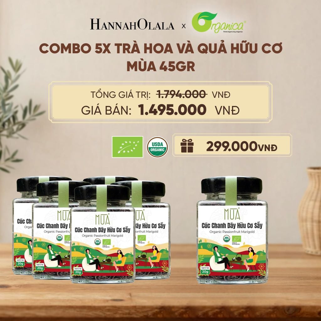  HOA CÚC CHANH DÂY SẤY HỮU CƠ MÙA 20 GR - D272 
