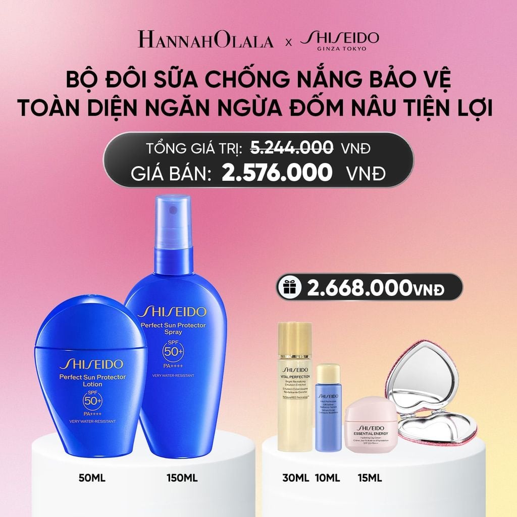  COMBO X2 CHỐNG NẮNG TOÀN DIỆN NGĂN NGỪA LÃO HÓA LÀM MỜ ĐỐM NÂU NHỜ CÔNG NGHỆ PROFENCEL-XỊT CHỐNG NẮNG TRONG SUỐT SPF50+ - DEAL 14 