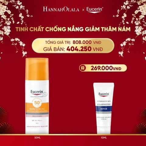  DEAL 14: TINH CHẤT CHỐNG NẮNG EUCERIN SPOTLESS BRIGHTENING SERUM SPF50+ 