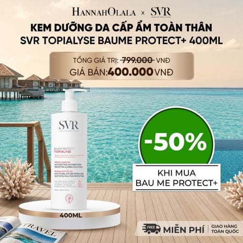  KEM DƯỠNG DA CẤP ẨM TOÀN THÂN SVR TOPIALYSE BAUME PROTECT+ 400ML - DEAL 14 