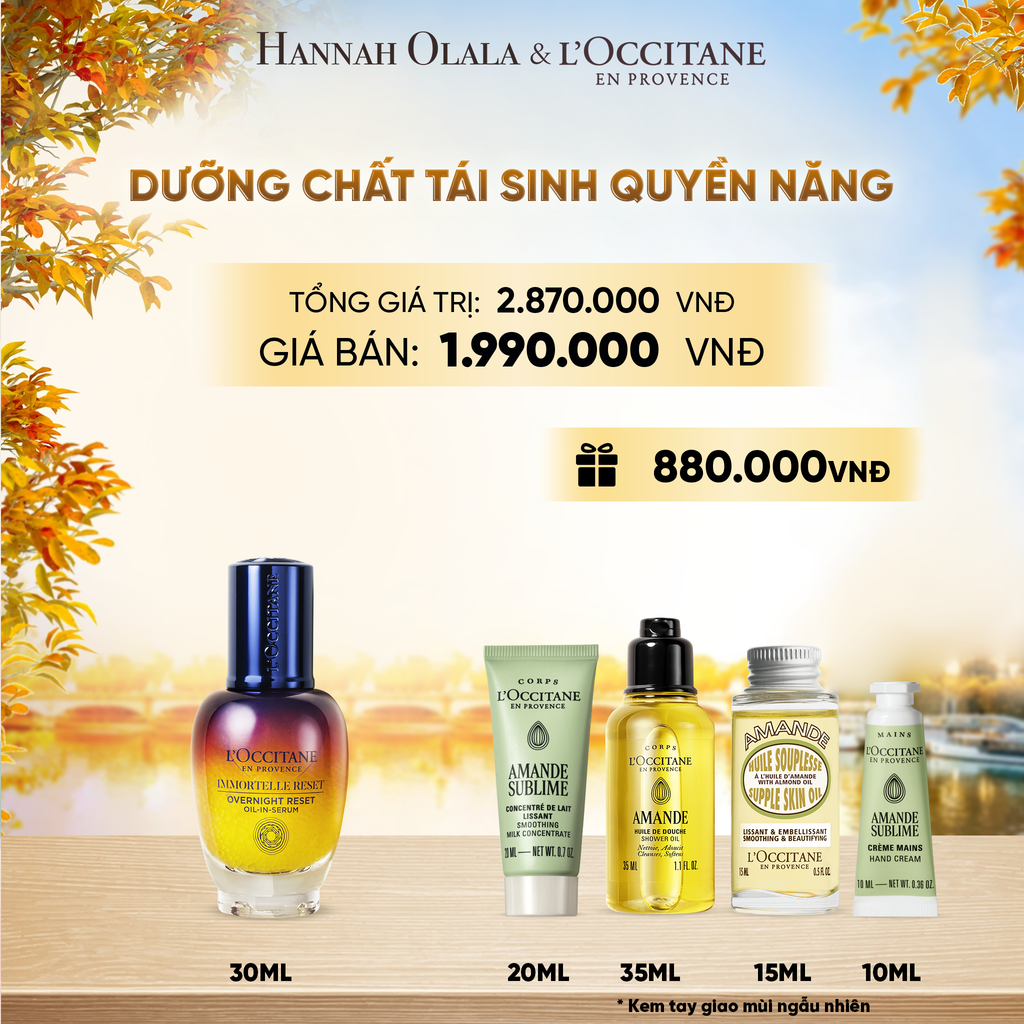  TINH CHẤT TÁI SINH QUYỀN NĂNG CÚC TRƯỜNG SINH LOCCITANE 30ML - E1224 