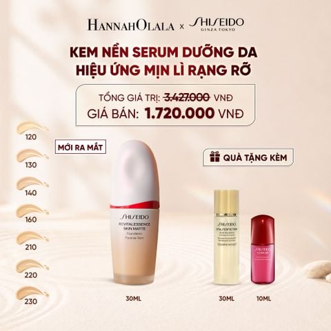  [MỚI] KEM NỀN SHISEIDO REVITALESSENCE SKIN MATTE FOUNDATION 30ML - DEAL 14 - B34 