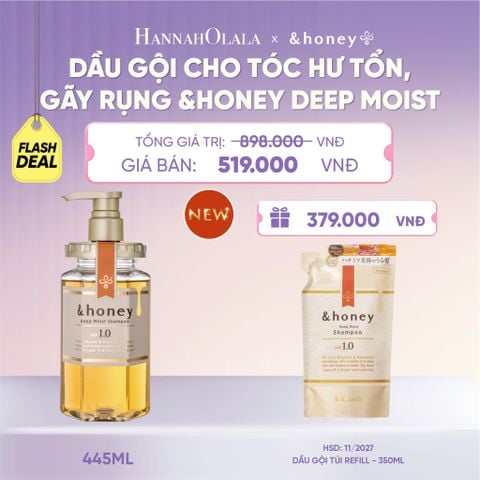  [NEW] FD DẦU GỘI &HONEY DEEP MOIST CẤP ẨM CHUYÊN SÂU CHUYÊN DỤNG CHO TÓC HƯ TỔN, GÃY RỤNG - H065 