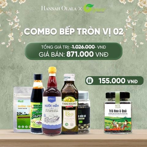  DEAL 14: COMBO BẾP TRÒN VỊ 