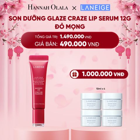  DEAL 11:SON DƯỠNG CÓ MÀU LANEIGE LIP CRAZE SERUM 12G 