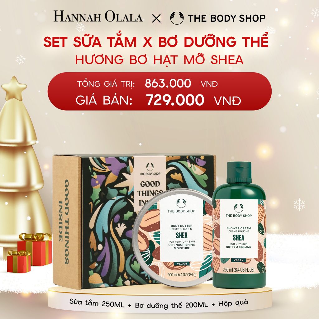  DEAL 14: SET QUÀ ẨM MƯỢT - SỮA TẮM 250ML & BƠ DƯỠNG THỂ 200ML 