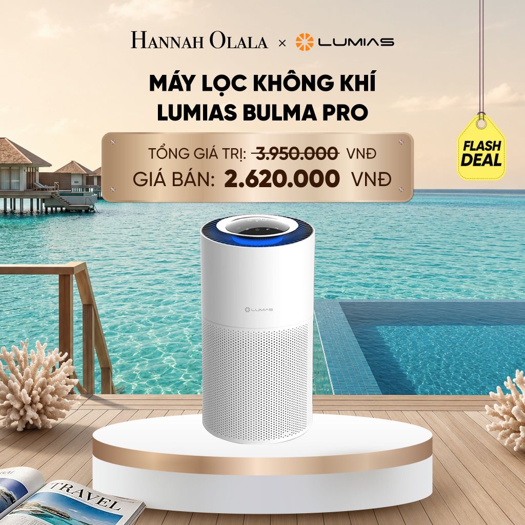  MÁY LỌC KHÔNG KHÍ LUMIAS BULMA PRO - DEAL 15_ D1057 