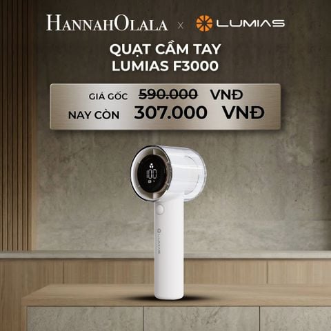  DEAL 15: QUẠT CẦM TAY LUMIAS F3000 
