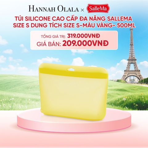  TÚI SILICONE CAO CẤP SALLEMA - DEAL 15 - B91 