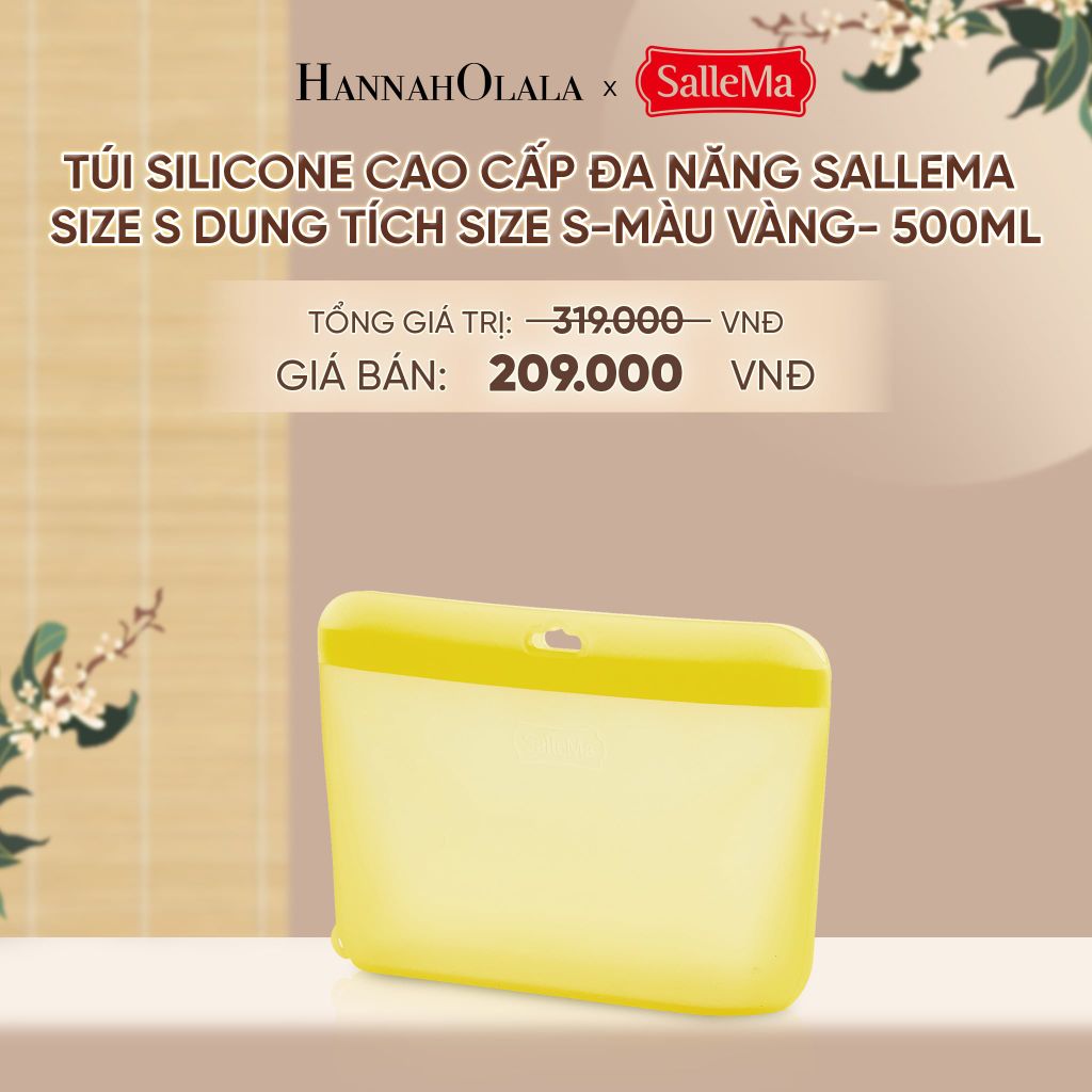  TÚI SILICONE CAO CẤP SALLEMA - DEAL 15 - A1988 