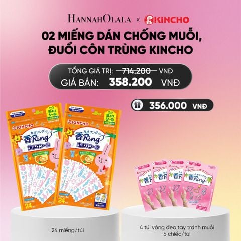  MIẾNG DÁN CHỐNG MUỖI, ĐUỔI CÔN TRÙNG KINCHO_A1333 