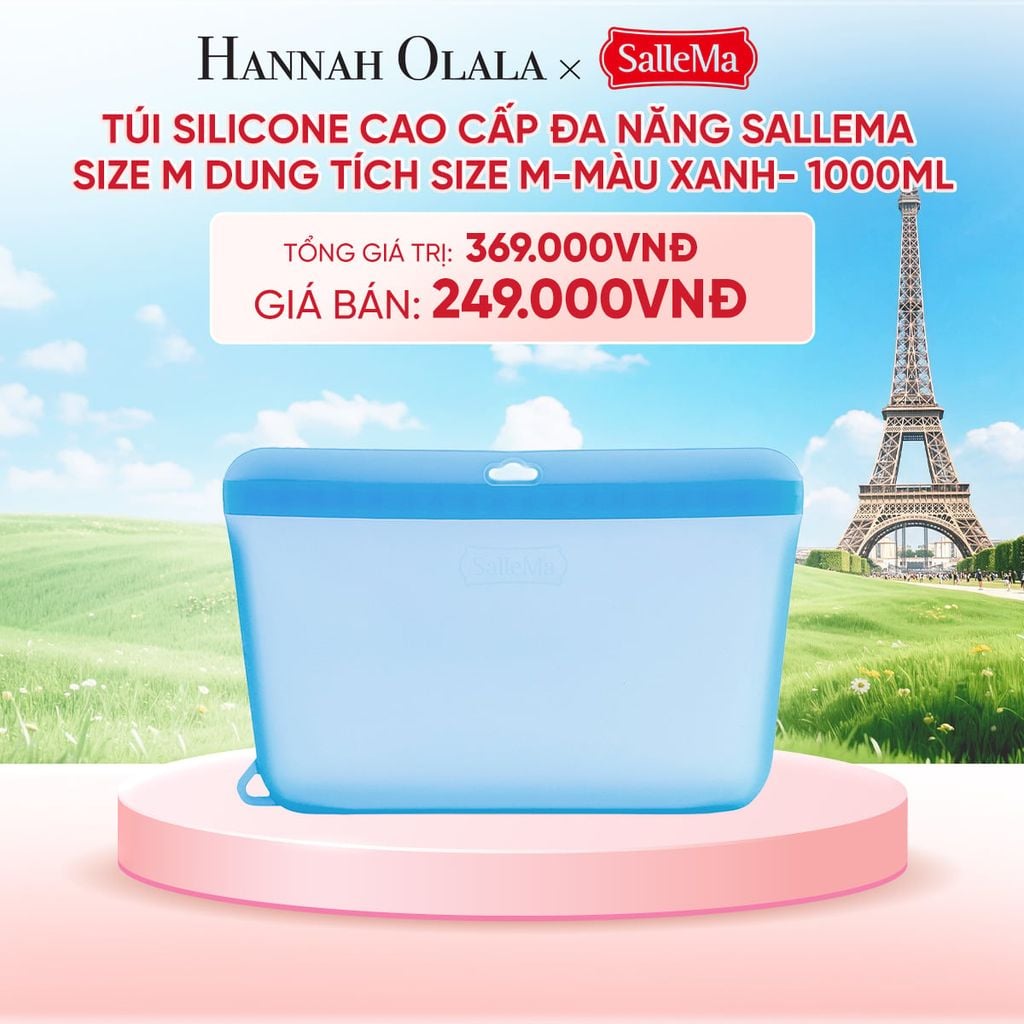  TÚI SILICONE CAO CẤP SALLEMA - DEAL 15 - B91 