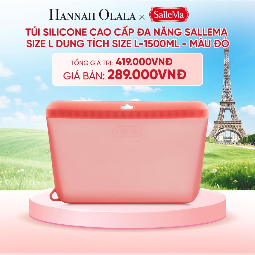  TÚI SILICONE CAO CẤP SALLEMA - DEAL 15 - B91 
