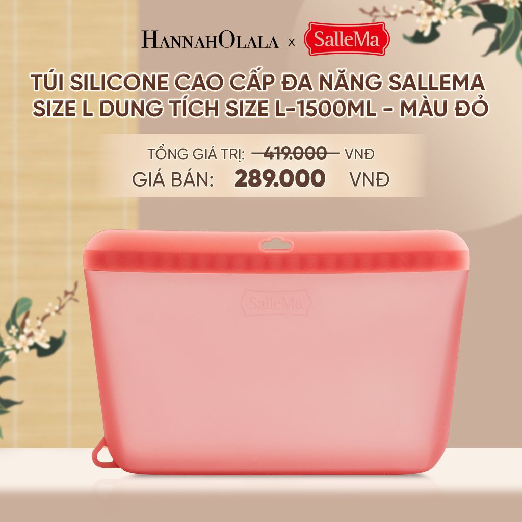  TÚI SILICONE CAO CẤP SALLEMA - DEAL 15 - A1988 