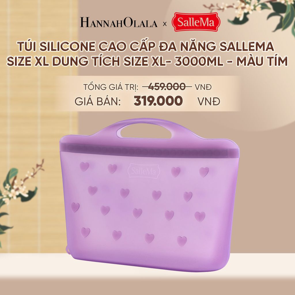  TÚI SILICONE CAO CẤP SALLEMA - DEAL 15 - A1988 