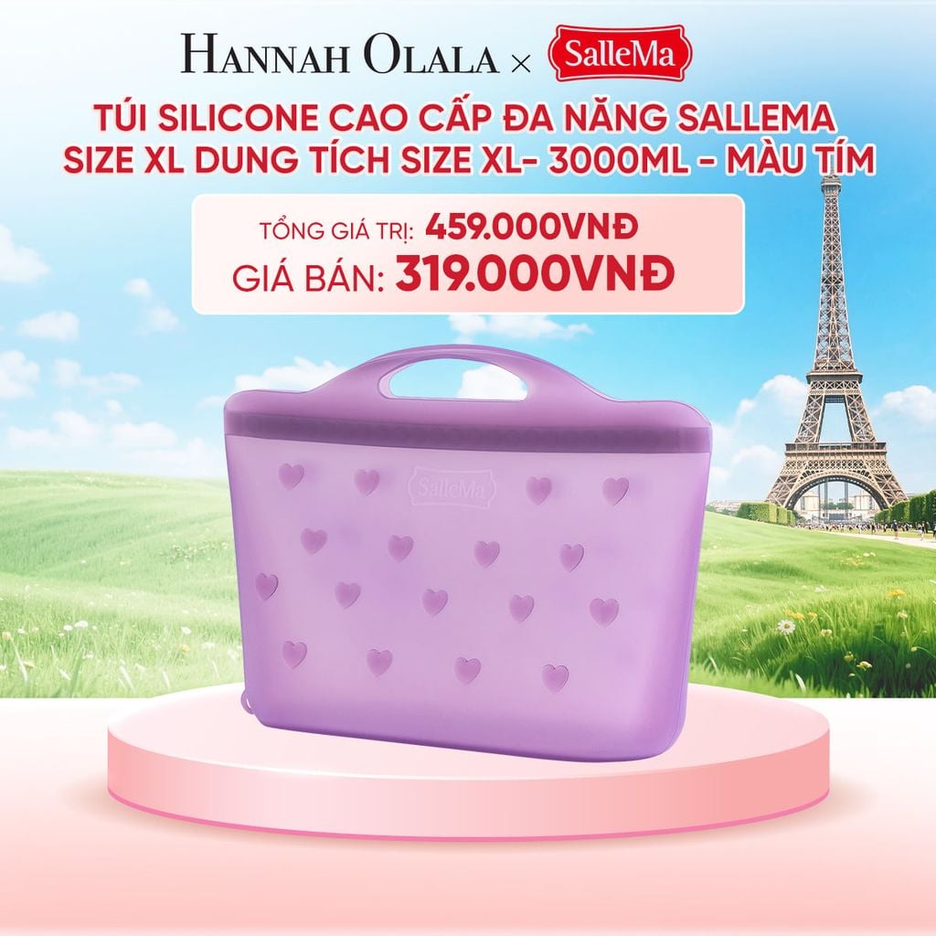  TÚI SILICONE CAO CẤP SALLEMA - DEAL 15 - B91 