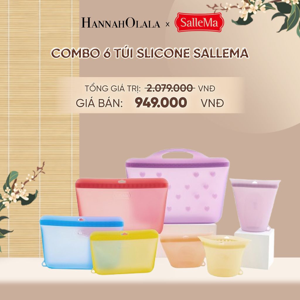 TÚI SILICONE CAO CẤP SALLEMA - DEAL 15 - A1988 