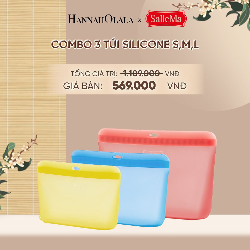  TÚI SILICONE CAO CẤP SALLEMA - DEAL 15 - A1988 