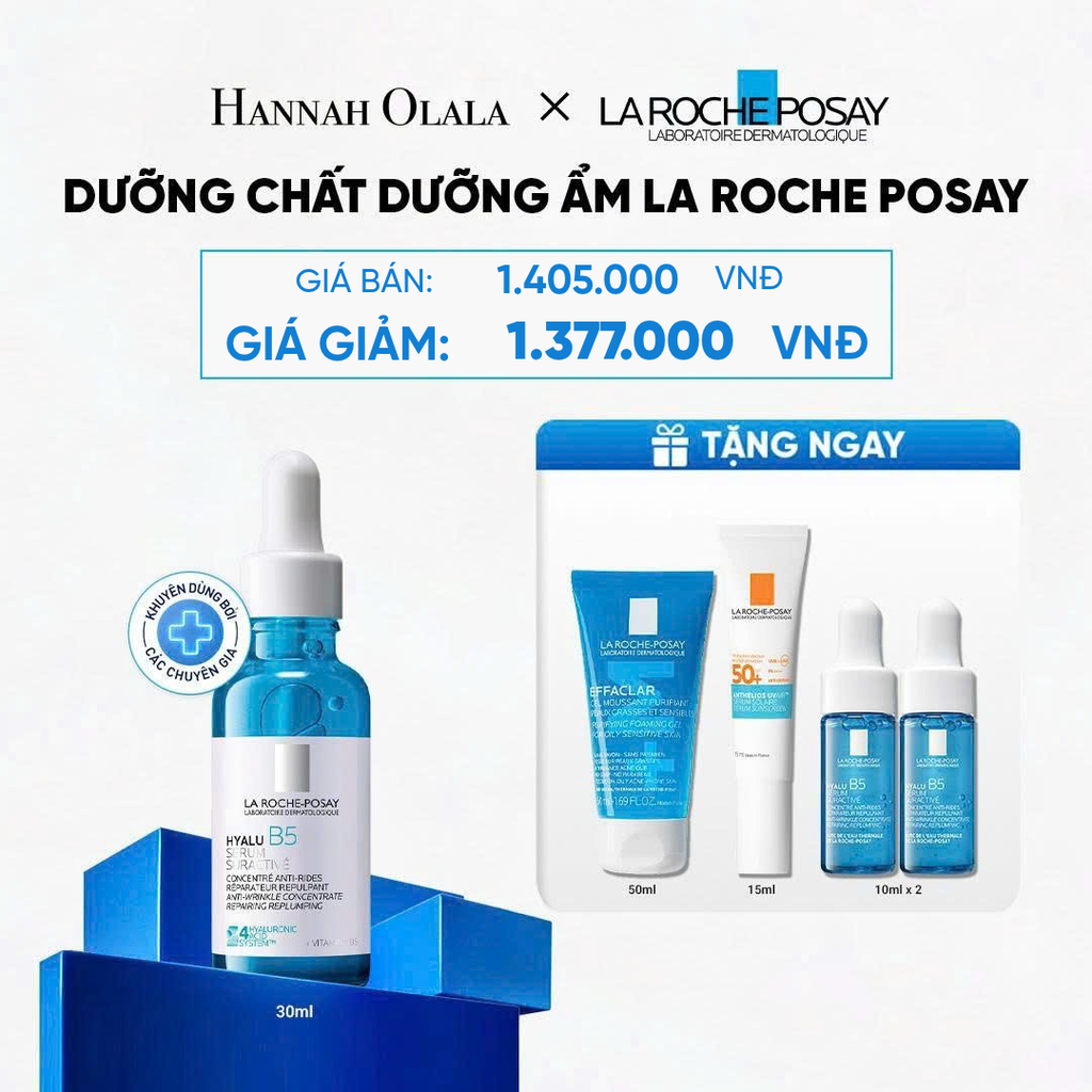  DƯỠNG CHẤT DƯỠNG ẨM LA ROCHE-POSAY HYALU B5 30ML - B65 