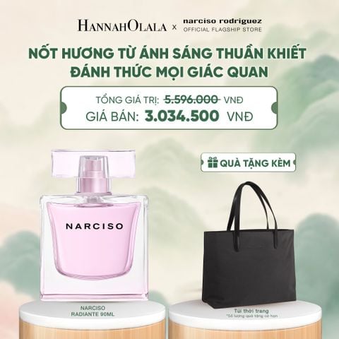  NƯỚC HOA NỮ NARCISO RODRIGUEZ NARCISO EAU DE PARFUM RADIANTE 90ML - DEAL 15 