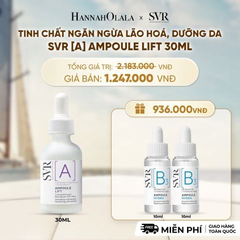  TINH CHẤT NGĂN NGỪA LÃO HOÁ, DƯỠNG DA MỀM MỊN SVR [A] AMPOULE LIFT 30ML - DEAL 15 