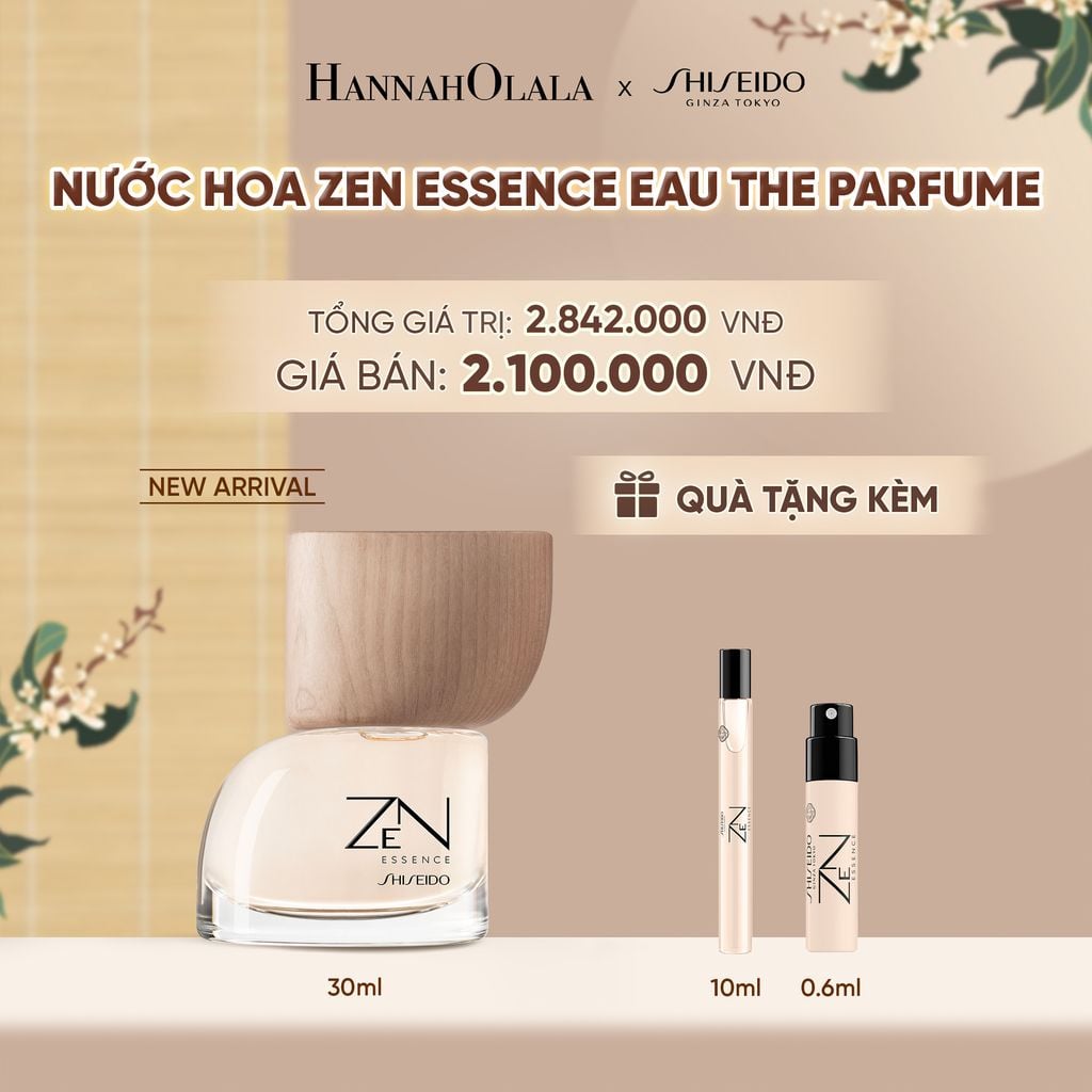  NƯỚC HOA SHISEIDO ZEN ESSENCE EAU DE PARFUM 2026 30ML - DEAL 15 - A1156 