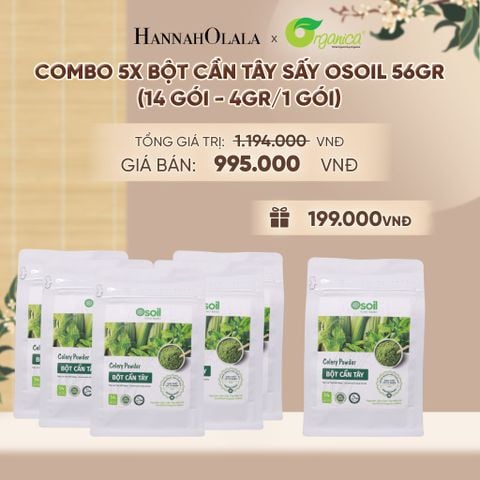 BỘT CẦN TÂY SẤY OSOIL 56GR (14 GÓI - 4GR/1 GÓI) - A1463 