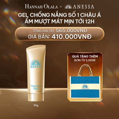  DEAL 16: GEL CHỐNG NẮNG DƯỠNG DA DƯỠNG ẨM BẢO VỆ HOÀN HẢO ANESSA GOLD GEL SPF50+ PA++++ 90G 